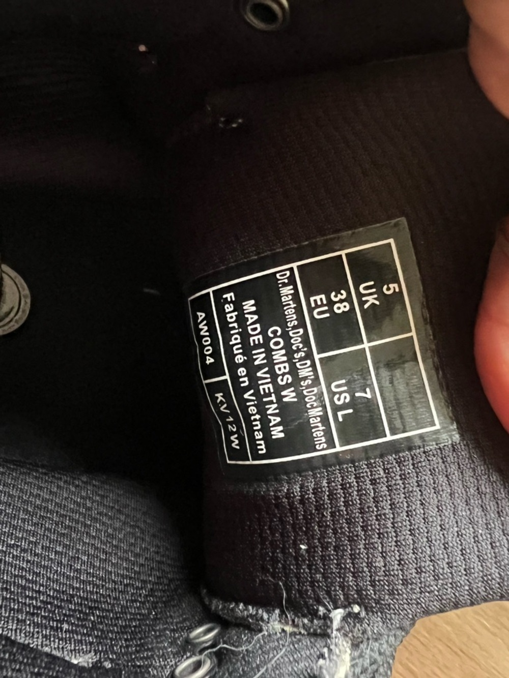 Dr. Martens suede Combat Boots - Picture 4 of 4
